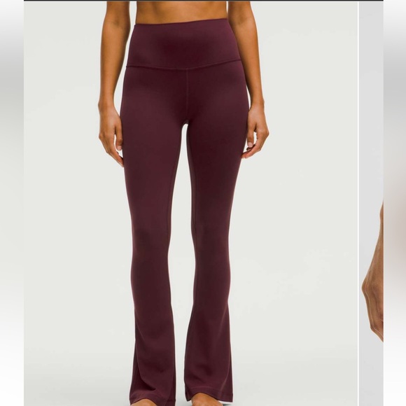 Lululemon Align Mini Flare Pant Regular Maroon Flare Pants